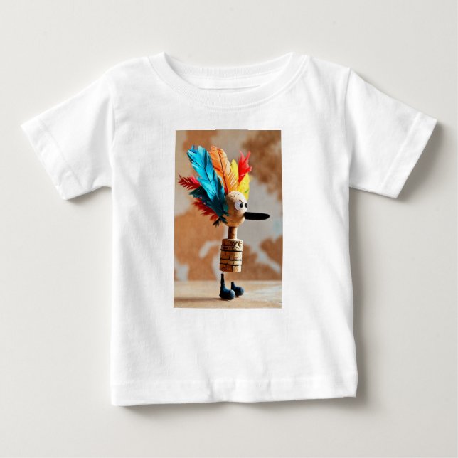 T-shirt Pour Bébé "Quest Shuttlecock" (Devant)