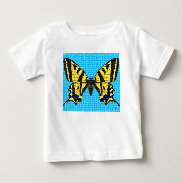 T-shirt Pour Bébé Queue d'hirondelle (blanc) - T-Shirt bébé (Devant)