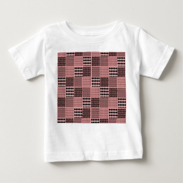 T-shirt Pour Bébé Quilt Boho (Devant)