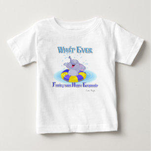 T-shirt Pour Bébé Quoi qu'il flotte votre éléphant heureux