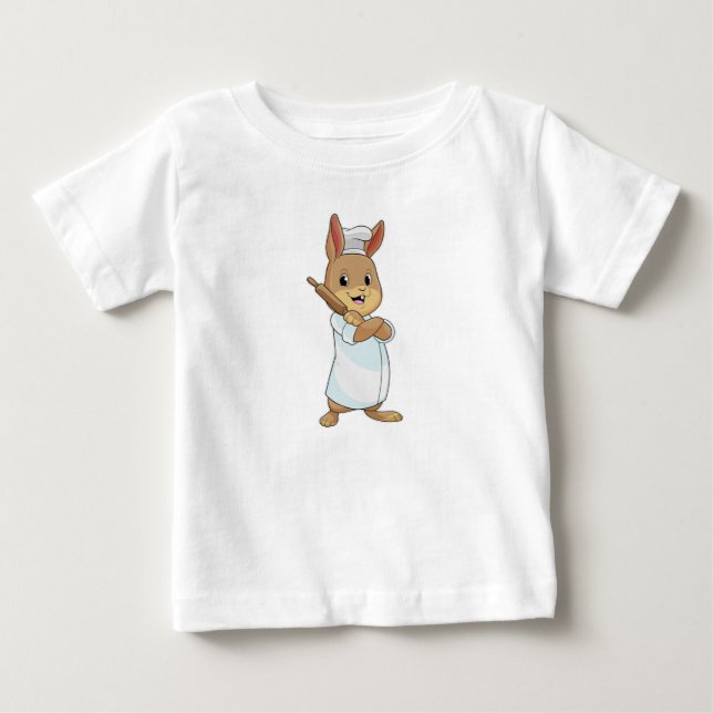 T-shirt Pour Bébé Rabbit comme boulon avec broche (Devant)