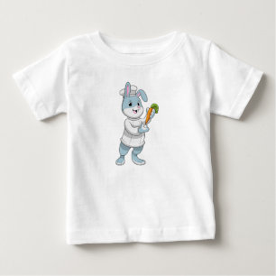 T-shirt Pour Bébé Rabbit comme cuire à la carotte