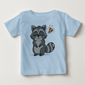 T-shirt Pour Bébé Raccoon Dream - Pizza !
