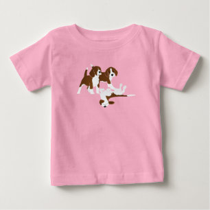 T-shirt Pour Bébé race de chien beagle