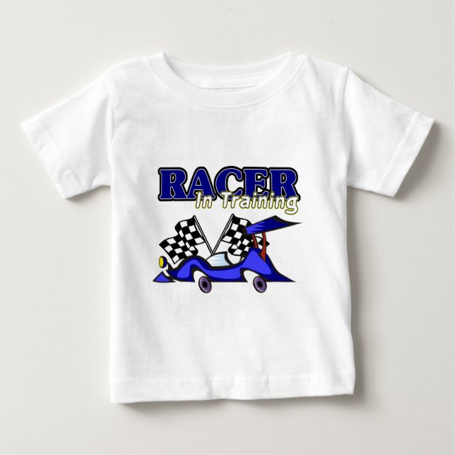 T-shirt Pour Bébé Racer En Formation (Devant)