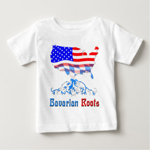 T-shirt Pour Bébé Racines bavaroises américaines