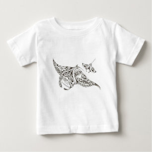 T-shirt Pour Bébé raies manta