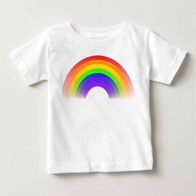 T-shirt Pour Bébé Rainbow Design-24967 (Devant)