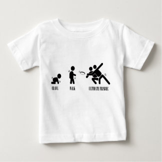 T-shirt Pour Bébé Rampement. Promenade. Frisbee final