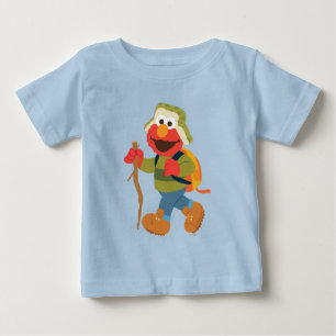 T-shirt Pour Bébé Randonnée dans les bois d'Elmo