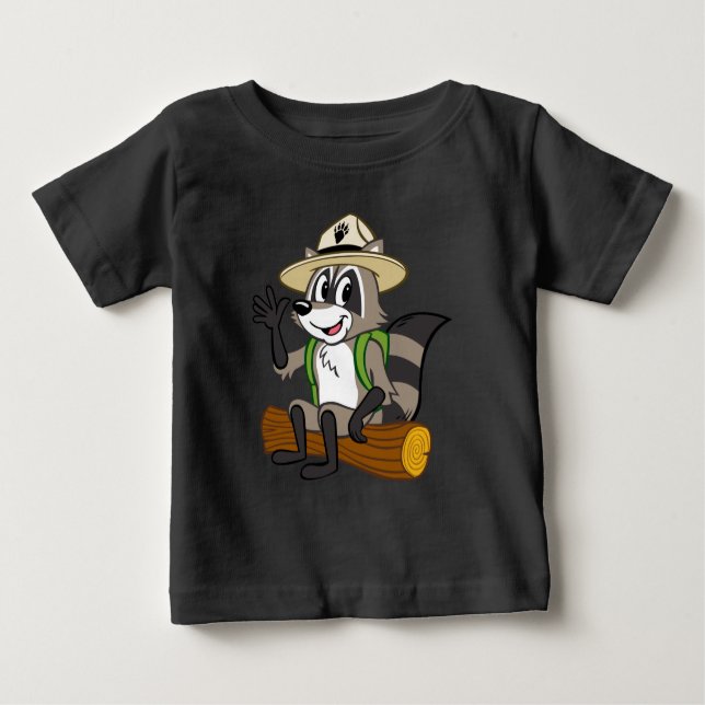 T-shirt Pour Bébé Ranger Rick | Ranger Rick Sitting (Devant)