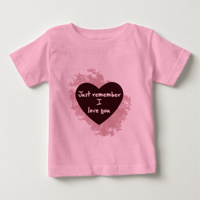 T-shirt Pour Bébé Rappelle-toi (Devant)