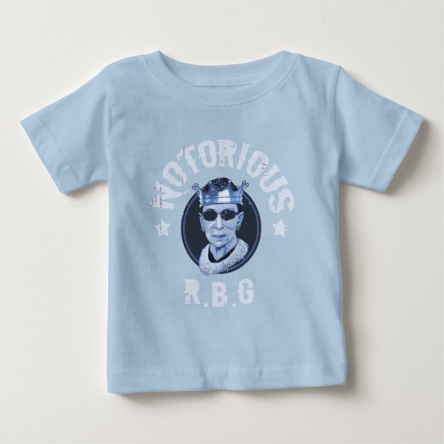 T-shirt Pour Bébé RBG notoire III (Devant)