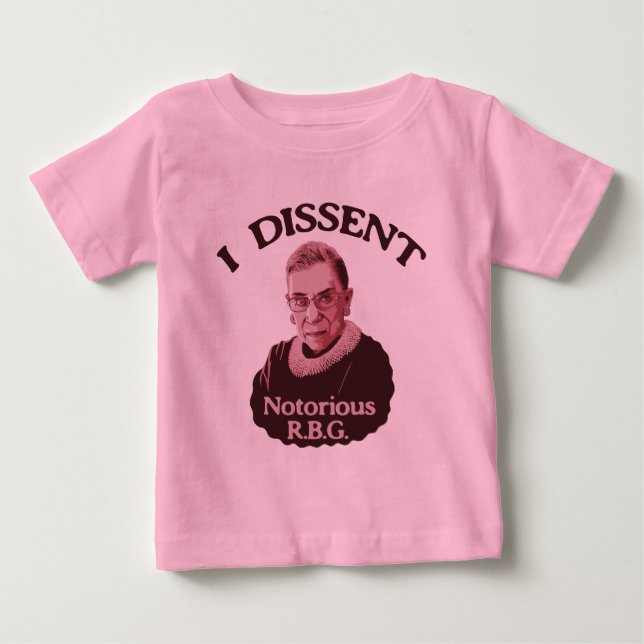 T-shirt Pour Bébé RBG notoire - p (Devant)