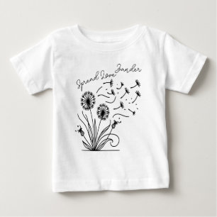 T-shirt Pour Bébé "Réandre l'amour" Personnalisable