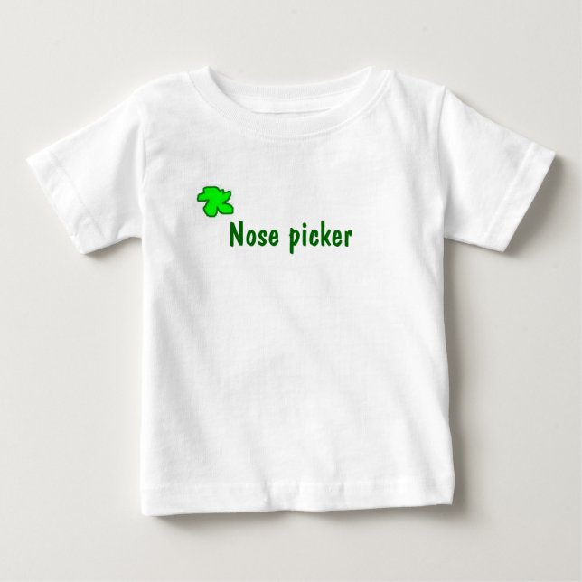 T-shirt Pour Bébé Récolteuse de nez (Devant)