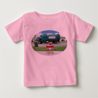 T-shirt Pour Bébé Recycler les chariots à ordures par avec l'audienc