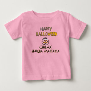 T-shirt Pour Bébé Refroidissez et détendez-vous Happy Halloween Coll