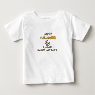 T-shirt Pour Bébé Refroidissez et détendez-vous Happy Halloween Coll
