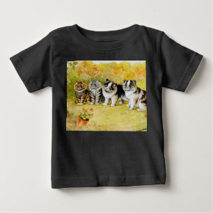 T-shirt Pour Bébé Regardez le Birdy par Louis Wain