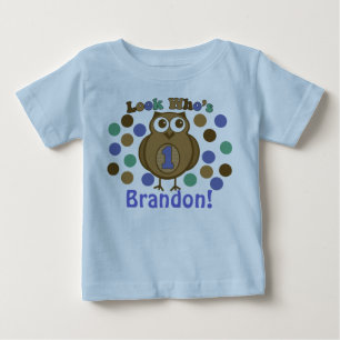 T-shirt Pour Bébé Regardez qui est la 1 première chemise