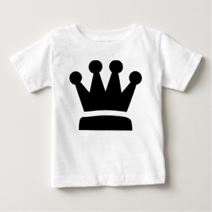 T-shirt Pour Bébé Reine noire