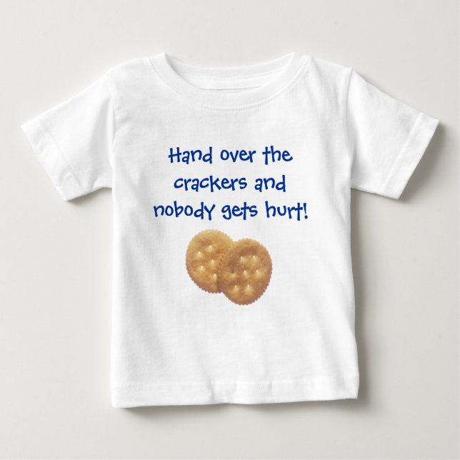 T-shirt Pour Bébé Remettez les biscuits… (Devant)