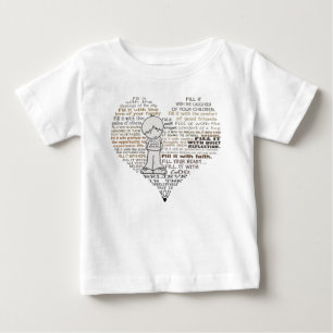 T-shirt Pour Bébé Remplissez votre coeur