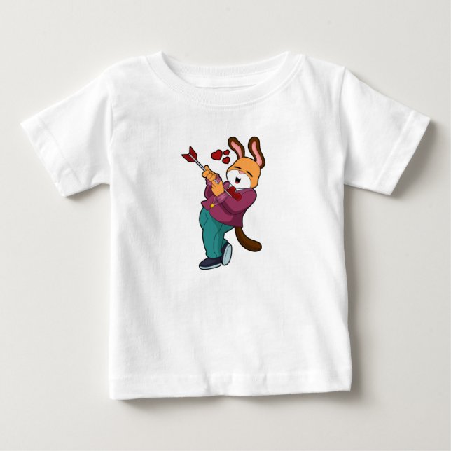 T-shirt Pour Bébé Renard comme marié avec costume (Devant)
