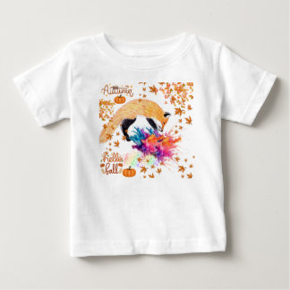 T-shirt Pour Bébé Renard d'automne coloré
