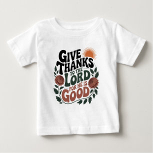 T-shirt Pour Bébé Rendez Grâce - Chrétien