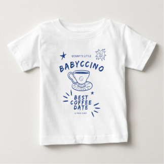 T-shirt Pour Bébé Rendez-vous café Babyccino de Maman