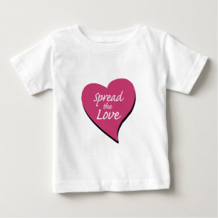 T-shirt Pour Bébé Répandre L'Amour