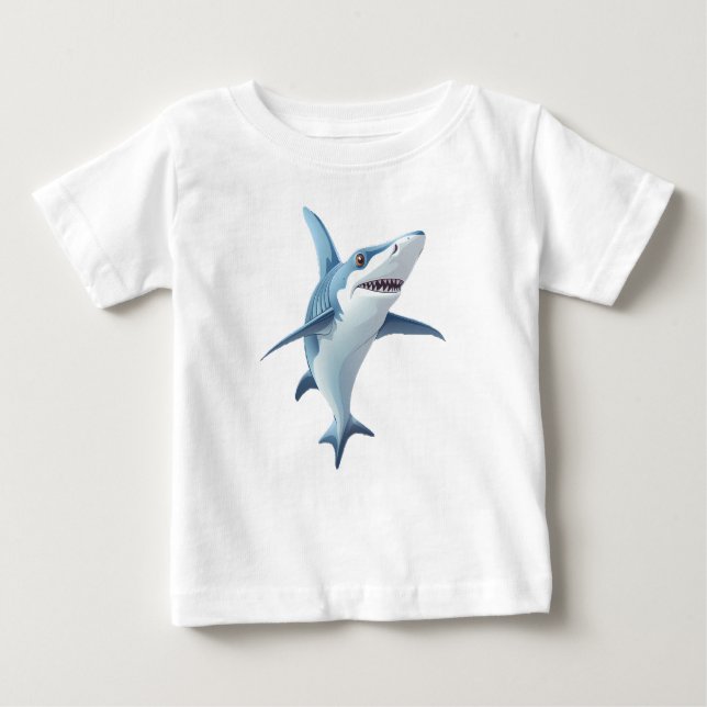 T-shirt Pour Bébé Requin (Devant)