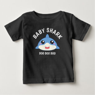 T-shirt Pour Bébé Requin de bébé mignon 