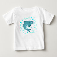 Requin de dessin animé mignon | Animal marin amusa