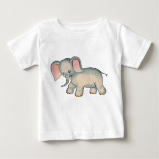 T-shirt Pour Bébé Retro Baby Elephant Baby Romper