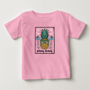 T-shirt Pour Bébé Retro Delray Beach Floride