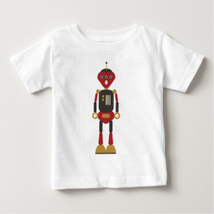 T-shirt Pour Bébé Rétro robot 3-Eyed drôle