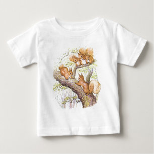 T-shirt Pour Bébé Réunion d'écureuil