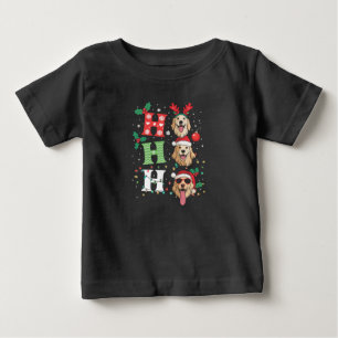 T-shirt Pour Bébé Révéillons les Retrievers Golden Xmas
