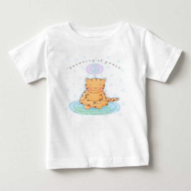 T-shirt Pour Bébé Rêver de paix (Devant)