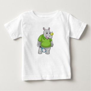 T-shirt Pour Bébé Rhino at tennis