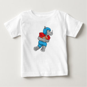 T-shirt Pour Bébé Rhino de football