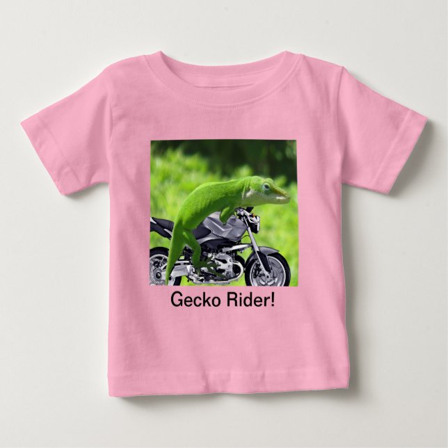 T-shirt Pour Bébé Rider Hawaiian Gecko (Devant)