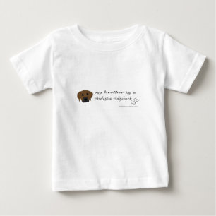 T-shirt Pour Bébé ridgeback - plus de races