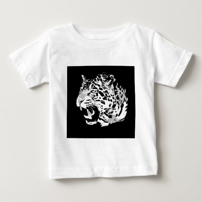 T-shirt Pour Bébé Roaring Jaguar (Devant)