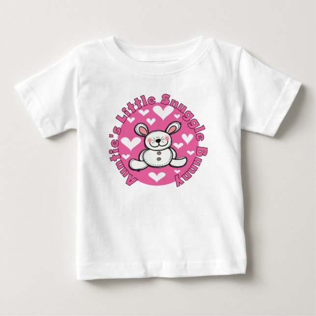 T-shirt Pour Bébé Robe de Little Snuggle Bunny Sleeveless de tante (Devant)