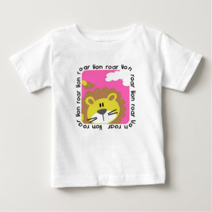 T-shirt Pour Bébé Robe sans manche de bébé d'hurlement de lion