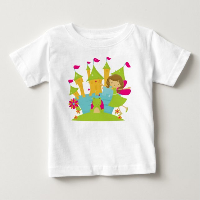 T-shirt Pour Bébé Robe sans manches pour bébé princesse fée brune (Devant)